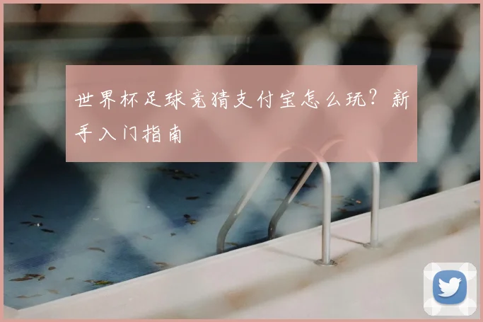世界杯足球竞猜支付宝怎么玩？新手入门指南